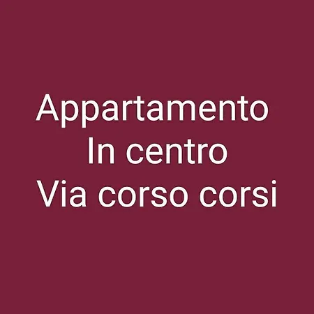 Διαμέρισμα Via Corso Corsi *